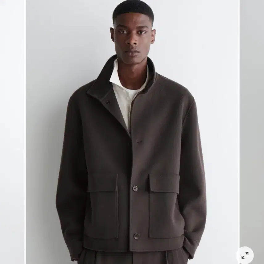 [BUNJANG] COS Wool Jacket XL / Cos 울 퍼넬넥 자켓 XL