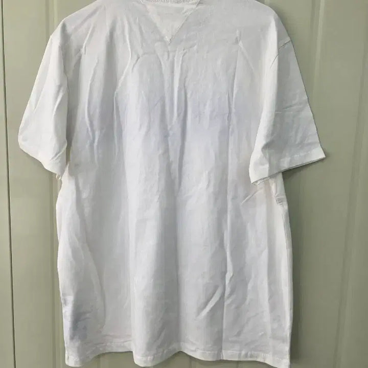 [SOLD OUT] (새상품)타미힐피거 화이트 반팔 티셔츠 XL