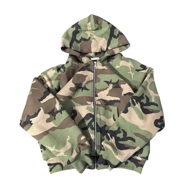 [BUNJANG] Zicmade Camo Zip Hoodie / Zicmade camo zip hoodie