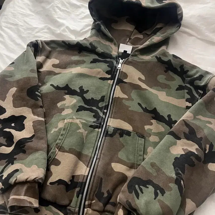[BUNJANG] Zicmade Camo Zip Hoodie / Zicmade camo zip hoodie