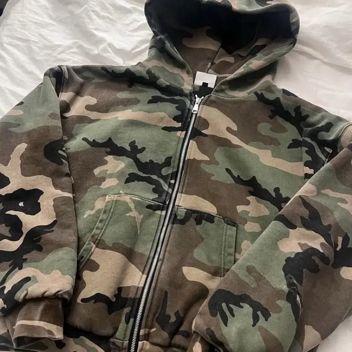 [BUNJANG] Zicmade Camo Zip Hoodie / Zicmade camo zip hoodie