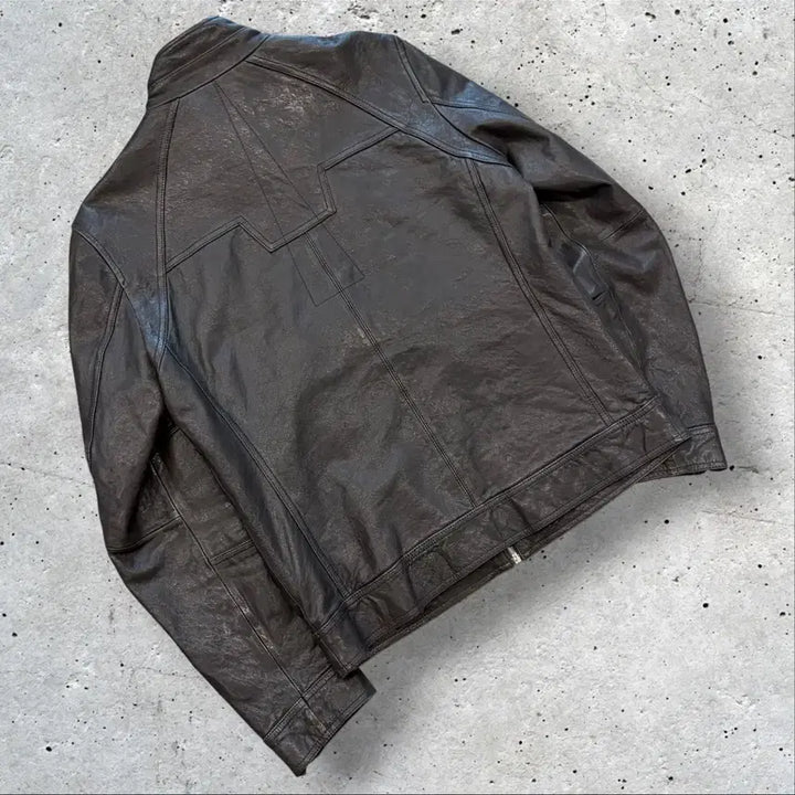 [BUNJANG] Liver Classy Lambskin Leather Jacket / [100] 19FW 리버클래시 양가죽 블랙 레더 자켓