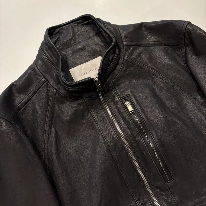 [BUNJANG] Liver Classy Lambskin Leather Jacket / [100] 19FW 리버클래시 양가죽 블랙 레더 자켓