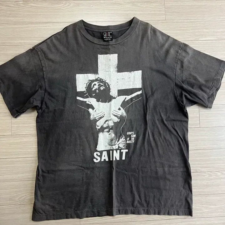 [SOLD OUT] 세인트미카엘 지저스 크로스 반팔 XXXL