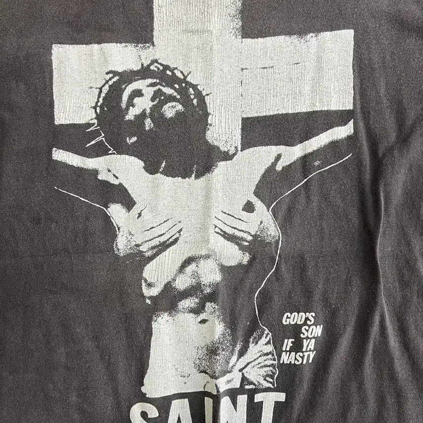 [SOLD OUT] 세인트미카엘 지저스 크로스 반팔 XXXL