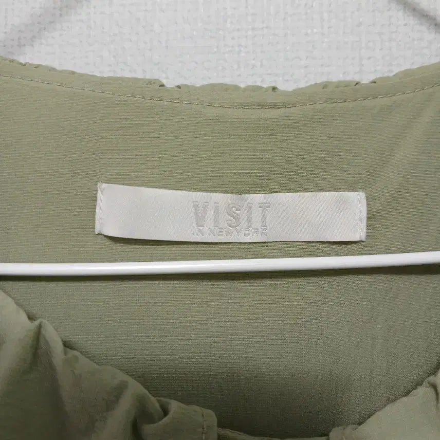 [BUNJANG] KARA Neckline Long Dress, Light Green / 카라넥 반팔 롱 원피스 연두색
