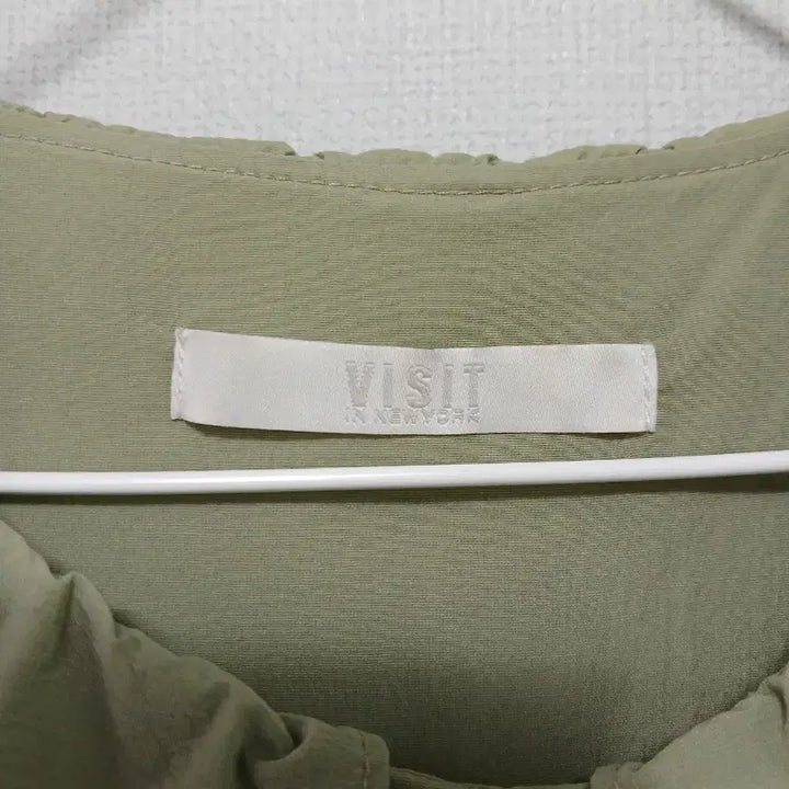 [BUNJANG] KARA Neckline Long Dress, Light Green / 카라넥 반팔 롱 원피스 연두색