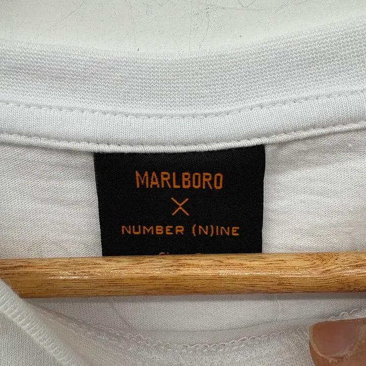 [BUNJANG] Marlboro x Number (N)ine White Pattern T-shirt (Men&