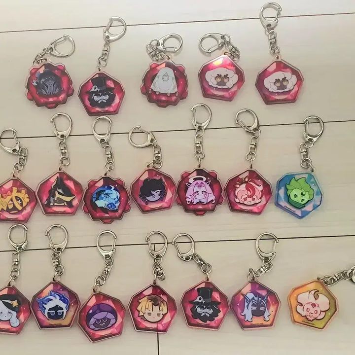 [BUNJANG] Cookie Run Kingdom 5th Anniversary Keyring Bundle Set / 판매/교환) 쿠키런 킹덤 쿠킹덤 영혼석 키링 일괄 5주년 월드챔피언십