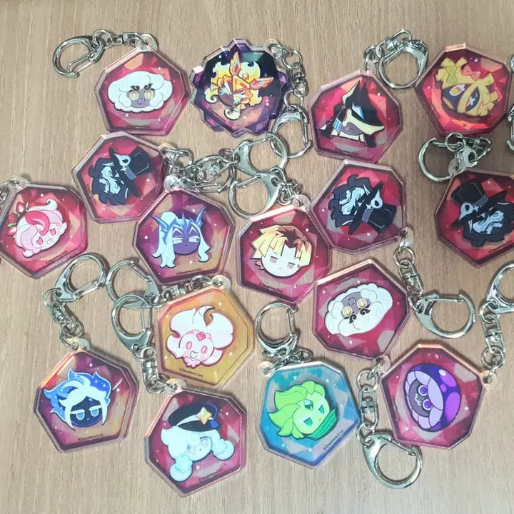 [BUNJANG] Cookie Run Kingdom 5th Anniversary Keyring Bundle Set / 판매/교환) 쿠키런 킹덤 쿠킹덤 영혼석 키링 일괄 5주년 월드챔피언십