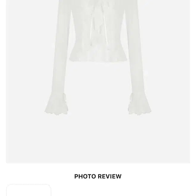 [BUNJANG] Roar Aori Ruffle Lace Cardigan / [미착용] 아옳이 로아르 러플 레이스 가디건