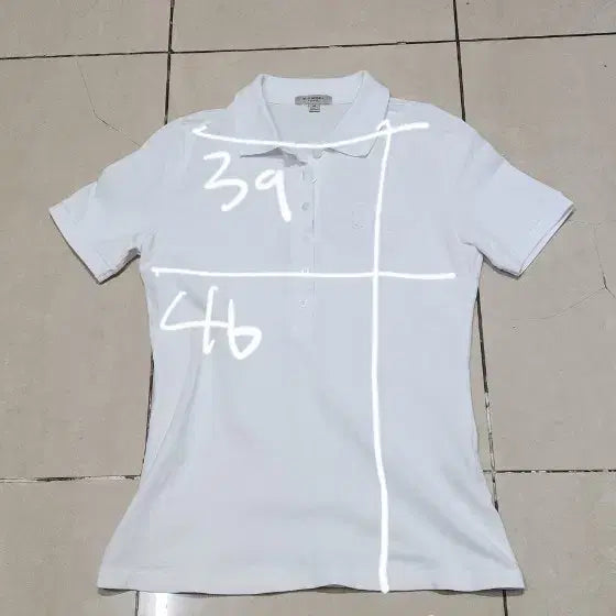 [BUNJANG] Burberry Cotton Short Sleeve Shirt / BURBERRY 이쁜 반팔 66~