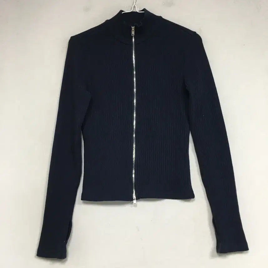 [BUNJANG] Jill Stuart Ribbed Knit Zip-Up 85 / 23 질스튜어트 골지 니트 집업 85