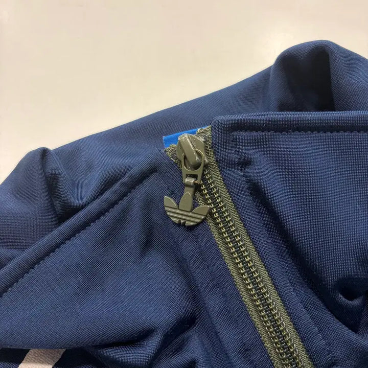 [BUNJANG] Adidas Triple Logo Navy Track Top Jacket / 13s 아디다스 트리플로고 네이비 삼선 트랙탑 져지