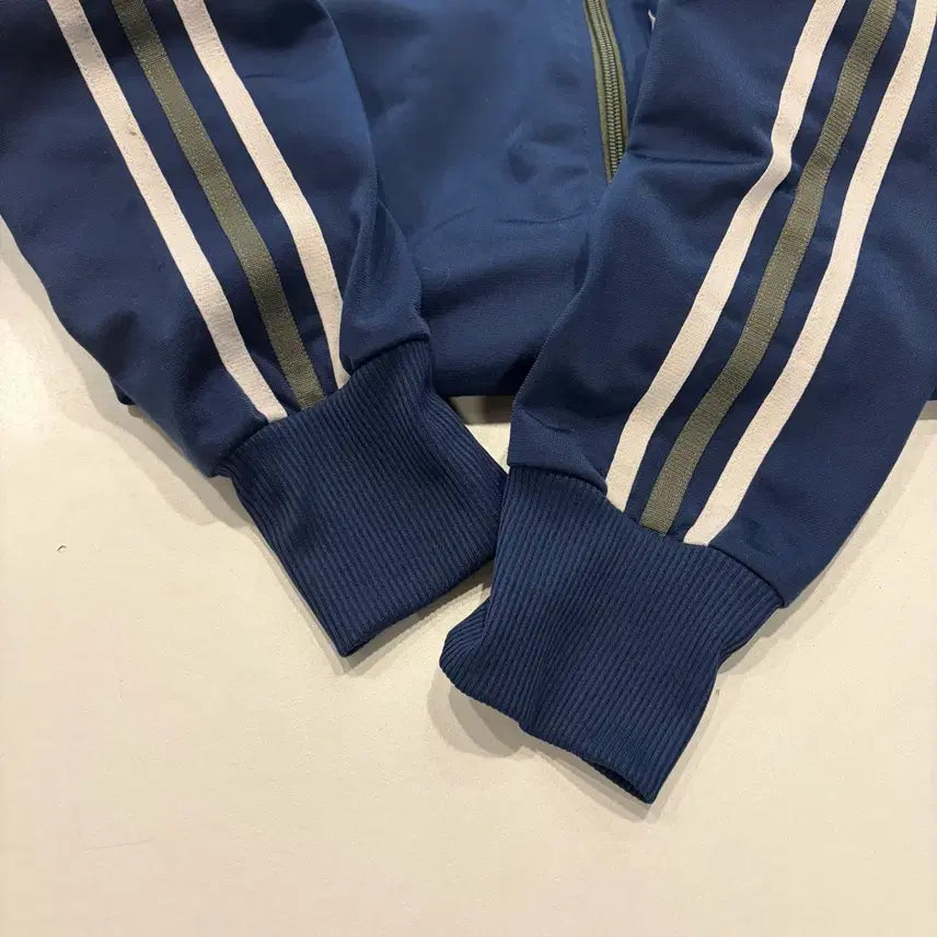 [BUNJANG] Adidas Triple Logo Navy Track Top Jacket / 13s 아디다스 트리플로고 네이비 삼선 트랙탑 져지