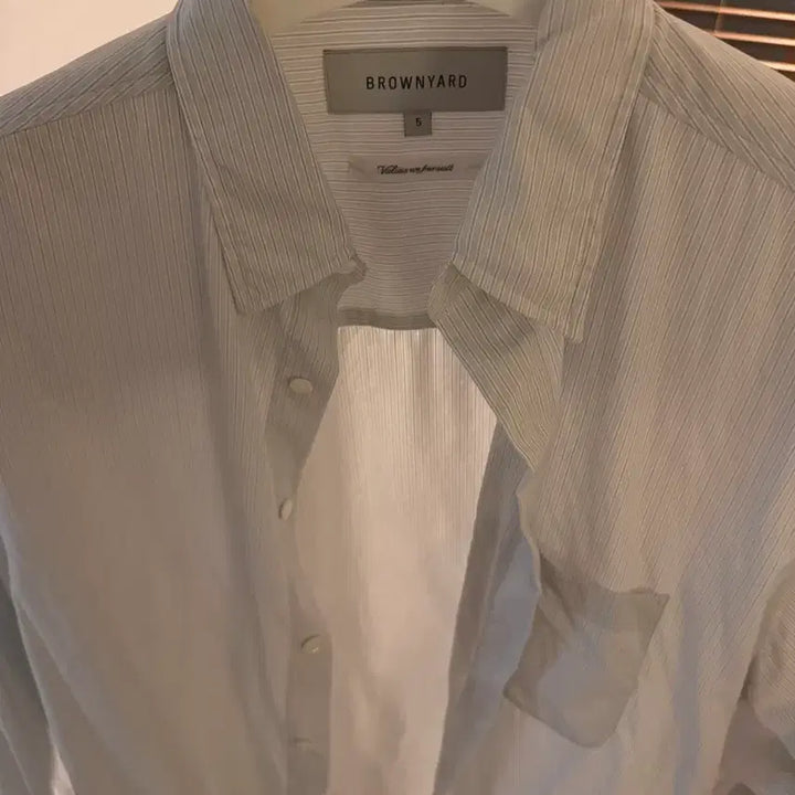 [SOLD OUT] [5] 브라운야드 스테디셔츠 핑크스트라이프