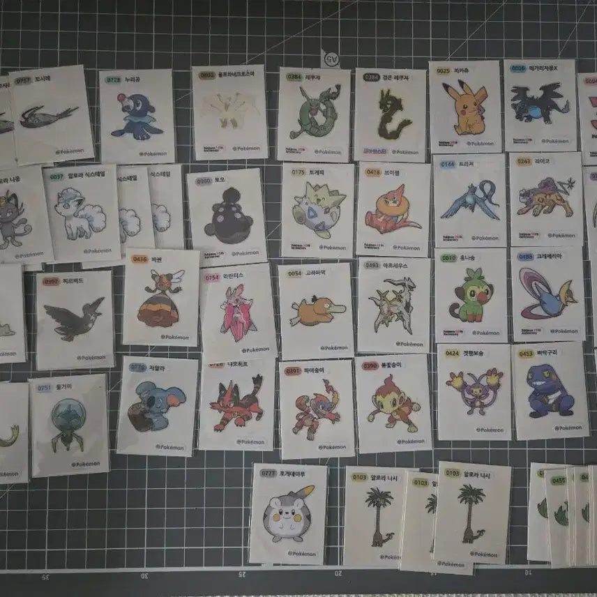 [BUNJANG] Pokemon 30th Anniversary Tteokbokki Sticker / 포켓몬 30주년 띠부씰