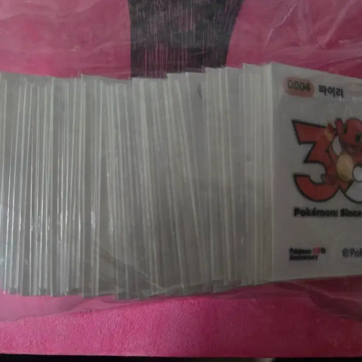 [BUNJANG] Pokemon 30th Anniversary Tteokbokki Sticker / 포켓몬 30주년 띠부씰