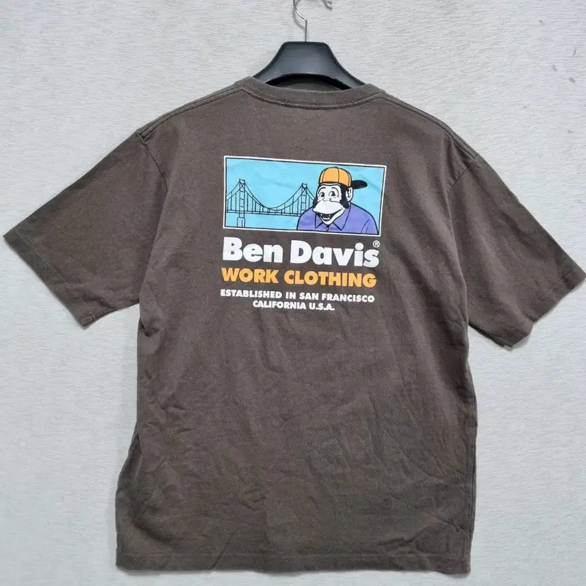 [BUNJANG] Ben Davis Round Short Sleeve T-shirt (XL) / ㅡ벤 데이비스 라운드 반팔티 남100-슬105ㅡ0428
