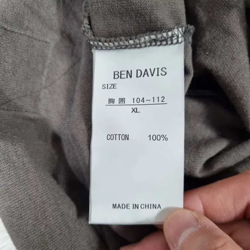 [BUNJANG] Ben Davis Round Short Sleeve T-shirt (XL) / ㅡ벤 데이비스 라운드 반팔티 남100-슬105ㅡ0428