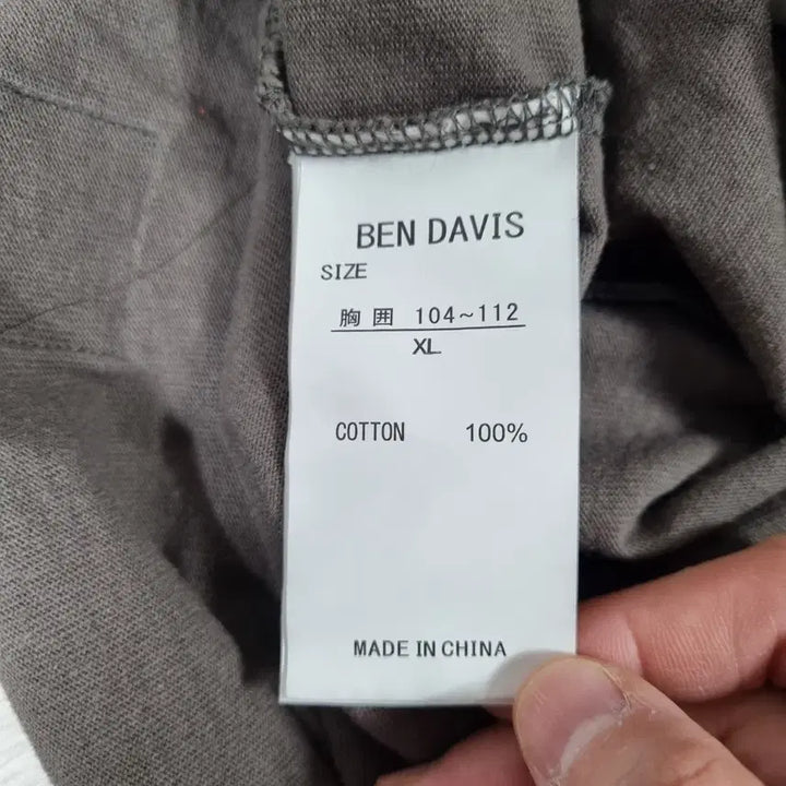 [BUNJANG] Ben Davis Round Short Sleeve T-shirt (XL) / ㅡ벤 데이비스 라운드 반팔티 남100-슬105ㅡ0428