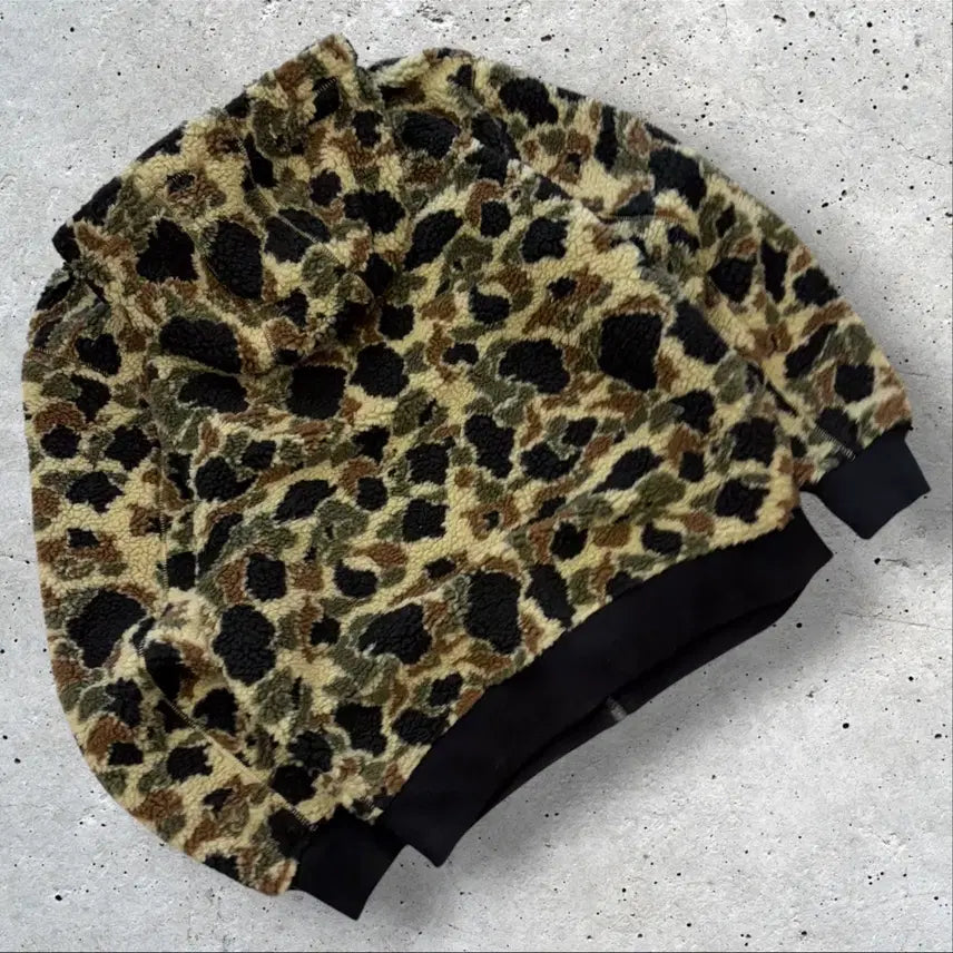 [BUNJANG] Carhartt Active Liner Camo Fleece Hooded Zip-Up Jacket / [XL] 칼하트 액티브 라이너 카모 플리스 후드 집업
