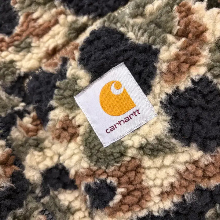 [BUNJANG] Carhartt Active Liner Camo Fleece Hooded Zip-Up Jacket / [XL] 칼하트 액티브 라이너 카모 플리스 후드 집업