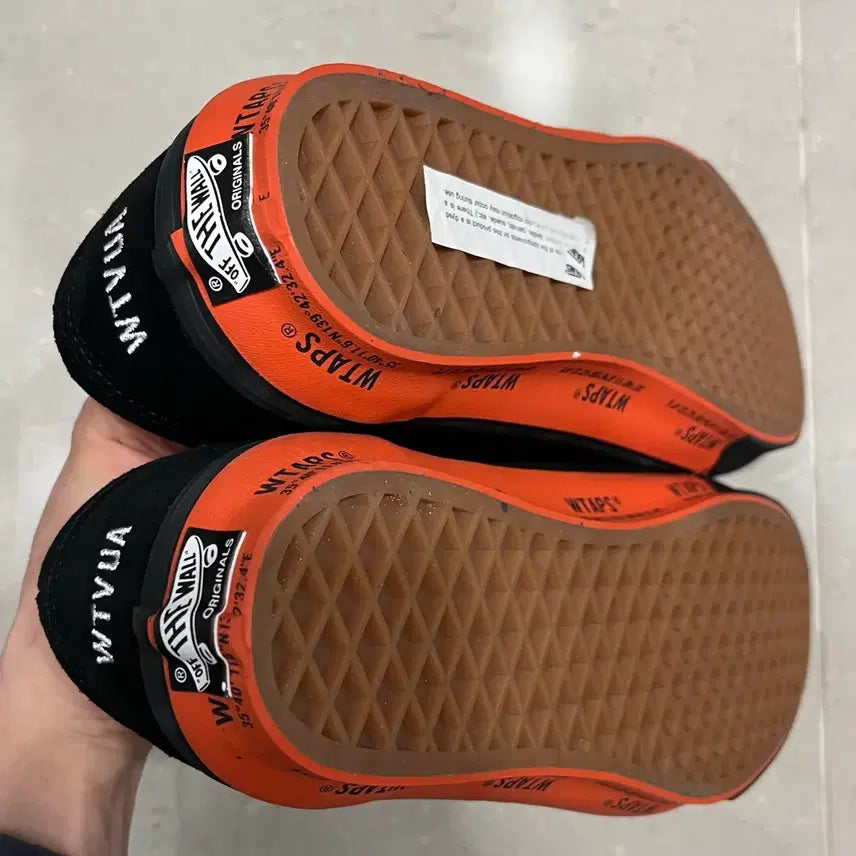 [BUNJANG] Vans Doubletaps Old Skool Orange Sneakers / 260 반스 더블탭스 올드스쿨 오렌지