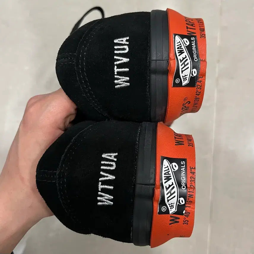 [BUNJANG] Vans Doubletaps Old Skool Orange Sneakers / 260 반스 더블탭스 올드스쿨 오렌지