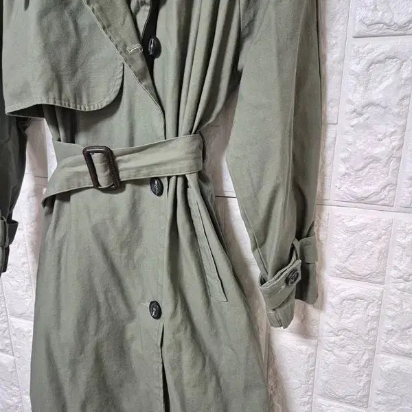 [BUNJANG] Scent by London Belted Long Coat Jacket / 센트바이런던 정품 여자 춘추용 벨티드 여성 롱코트자켓 프리