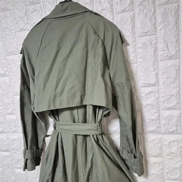 [BUNJANG] Scent by London Belted Long Coat Jacket / 센트바이런던 정품 여자 춘추용 벨티드 여성 롱코트자켓 프리