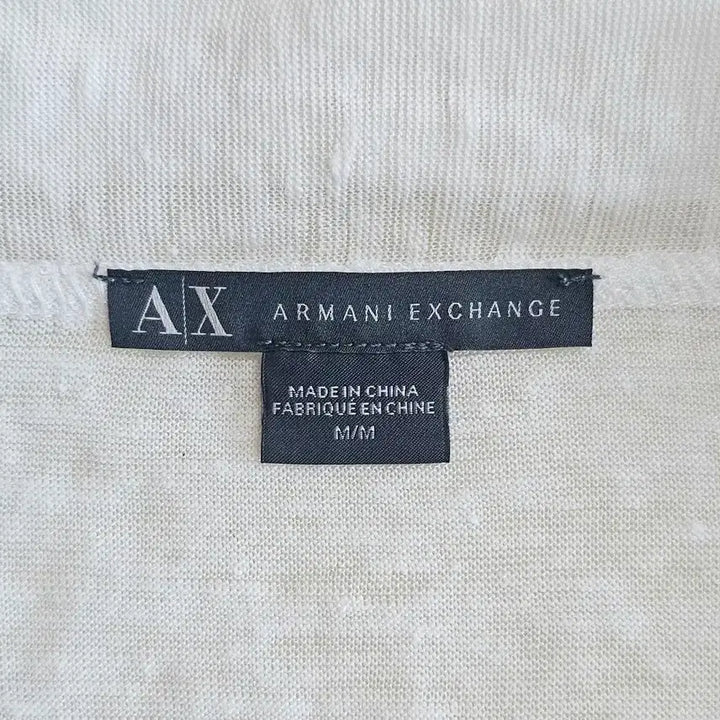 [BUNJANG] Armani Exchange Pure Linen Cardigan / 아르마니익스체인지 퓨어린넨 가디건