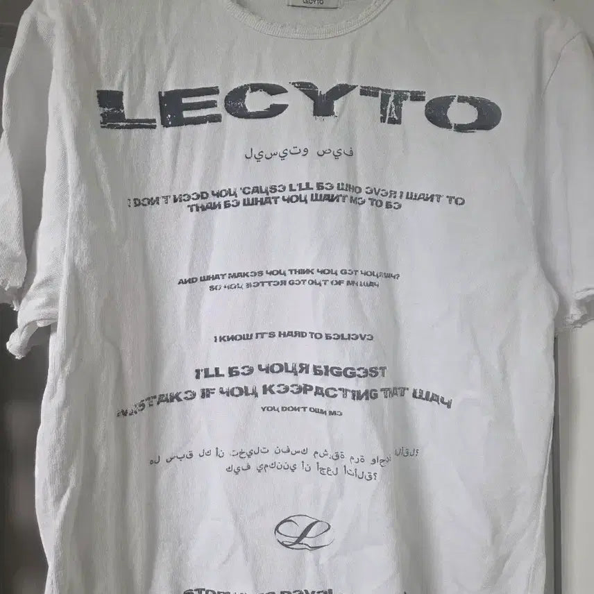 [BUNJANG] Lecito Short Sleeve T-shirt / 레씨토 반팔