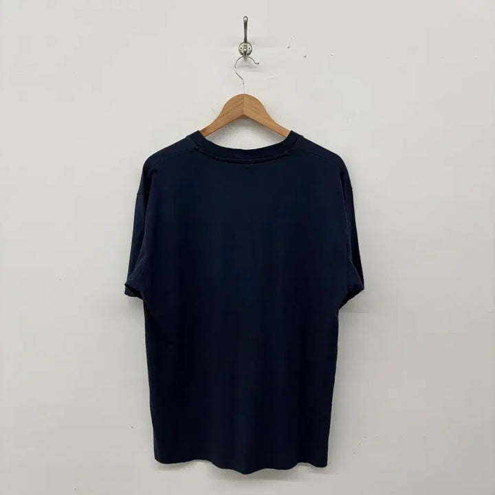 [BUNJANG] Alpha Industries Camo Logo T-shirt Navy XL / 알파인더스트리 카모 로고 반팔 티셔츠 네이비 남성XL