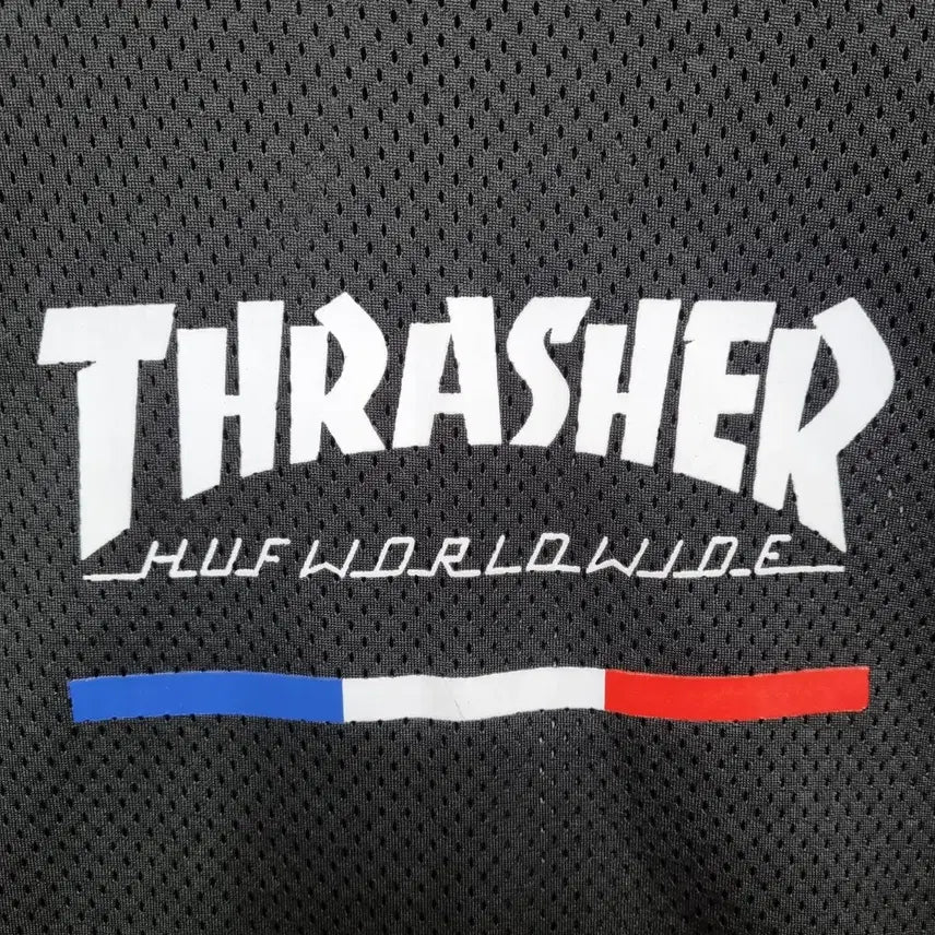 [BUNJANG] Huf x Thrasher Mesh Jersey (Black) / ㅡ허프x트래셔 메쉬 유니폼 남105ㅡ0428