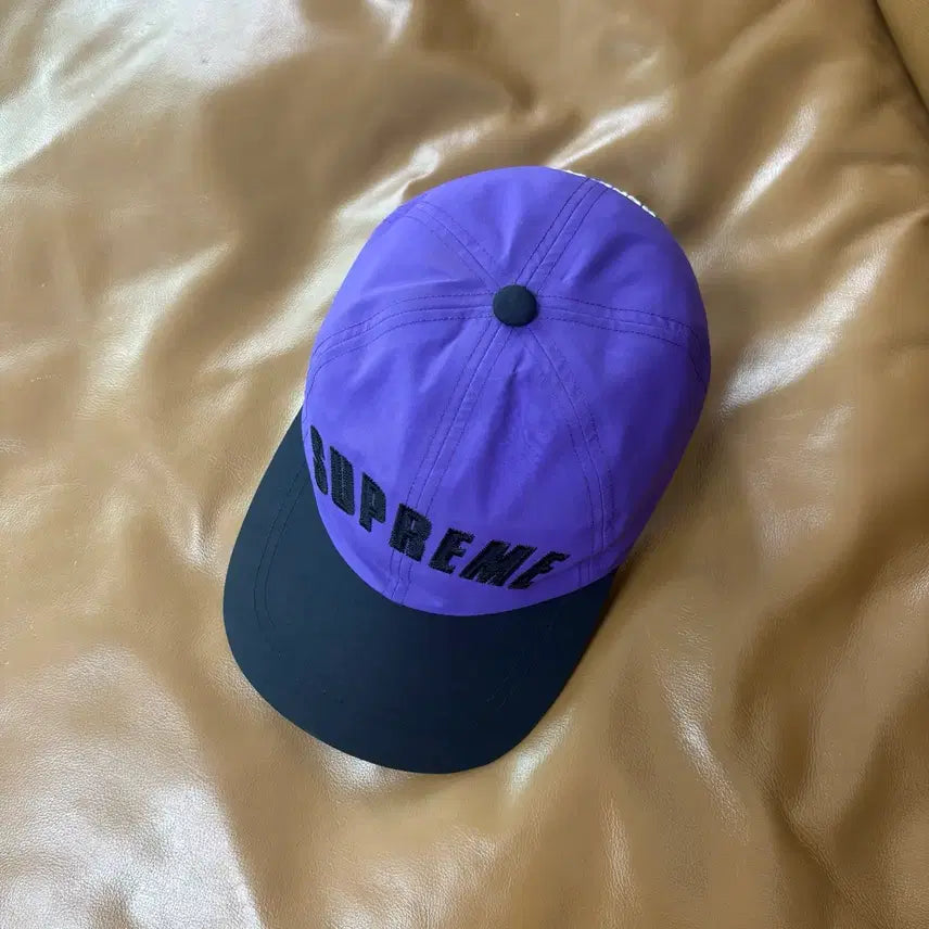 [BUNJANG] Supreme The North Face Gore-Tex 6-Panel Cap Purple Black / 슈프림 노스페이스 고어텍스 6패널 볼캡 모자 아크 로고 퍼플 블랙