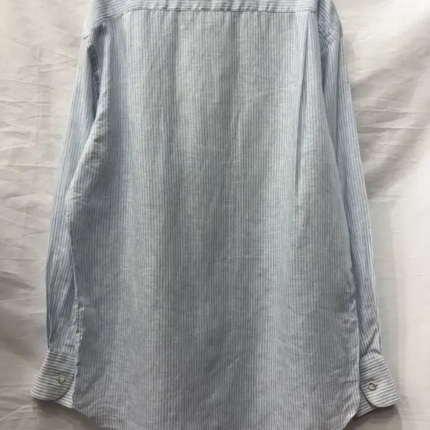 [BUNJANG] Loro Piana Linen Stripe Shirt / 로로피아나 린넨 스트라이프 셔츠105사이즈(정품)