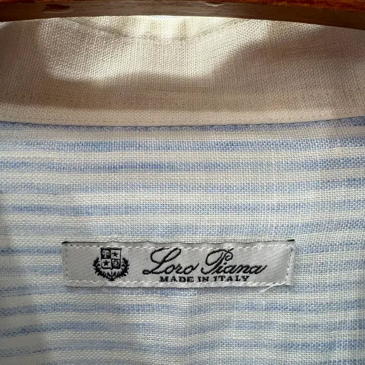 [BUNJANG] Loro Piana Linen Stripe Shirt / 로로피아나 린넨 스트라이프 셔츠105사이즈(정품)