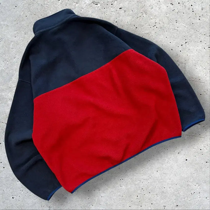 [BUNJANG] Patagonia Synchilla Fleece Pullover Navy/Red / [XL] 파타고니아 신칠라 플리스 풀오버 네이비/레드 후리스