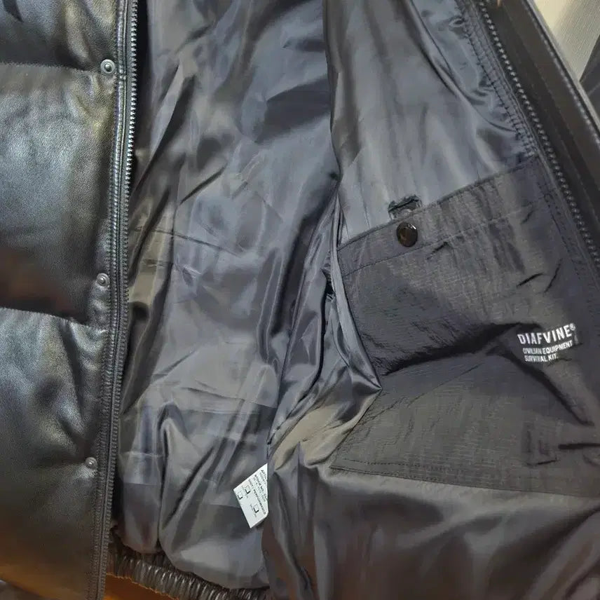 [BUNJANG] DIAPVINE DV.LOT 696 Lambskin Armor Duck Down Jacket / XL) 디아프바인 DV.LOT 696 램스킨 아머 덕다운 패딩 양가죽