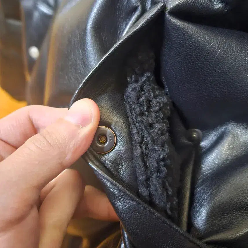 [BUNJANG] DIAPVINE DV.LOT 696 Lambskin Armor Duck Down Jacket / XL) 디아프바인 DV.LOT 696 램스킨 아머 덕다운 패딩 양가죽