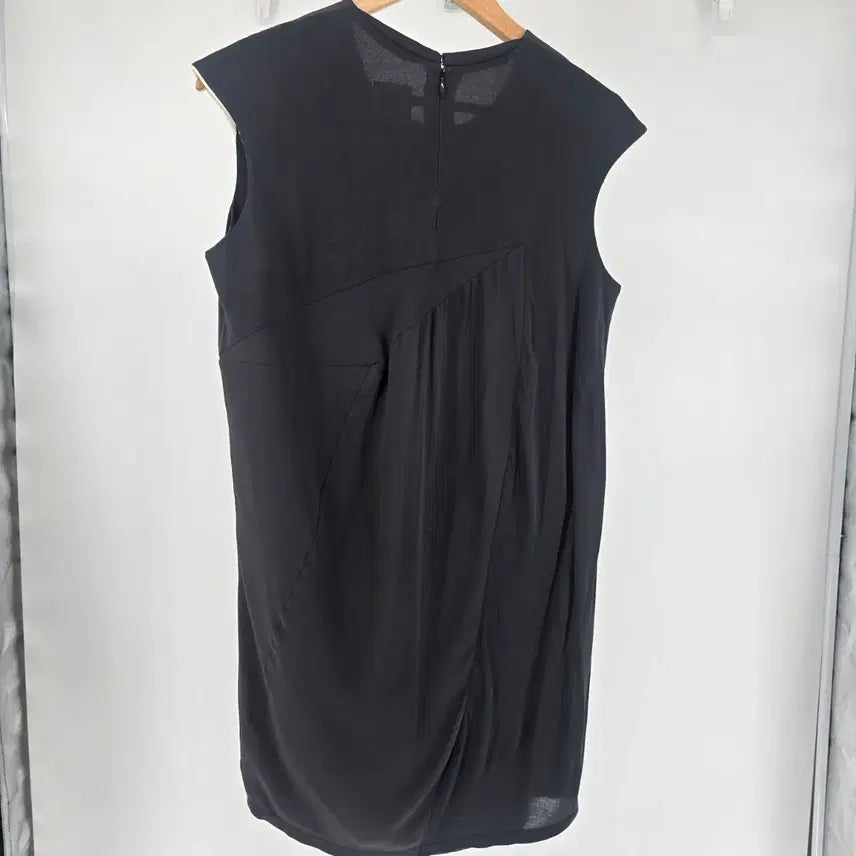 [BUNJANG] Kuhmo Dark Gray Sleeveless Long Blouse/Mini Dress S / 쿠호 짙은 회색 민소매 롱 블라우스/미니 원피스 S