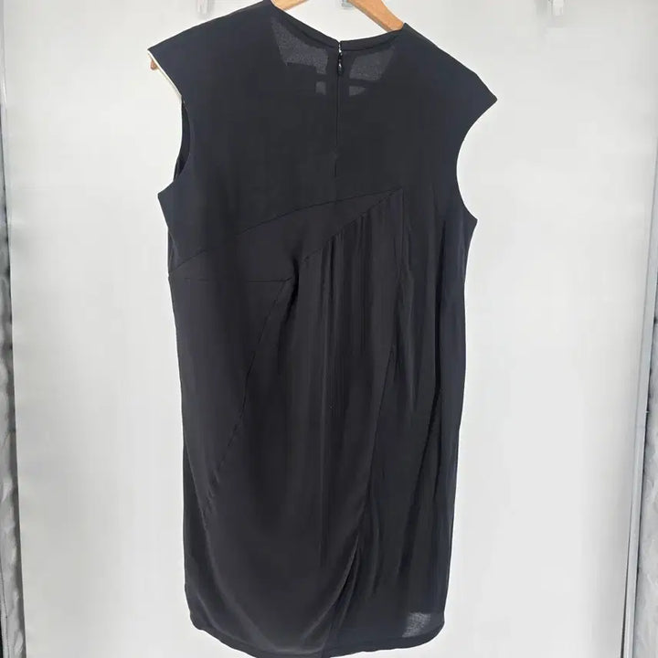 [BUNJANG] Kuhmo Dark Gray Sleeveless Long Blouse/Mini Dress S / 쿠호 짙은 회색 민소매 롱 블라우스/미니 원피스 S