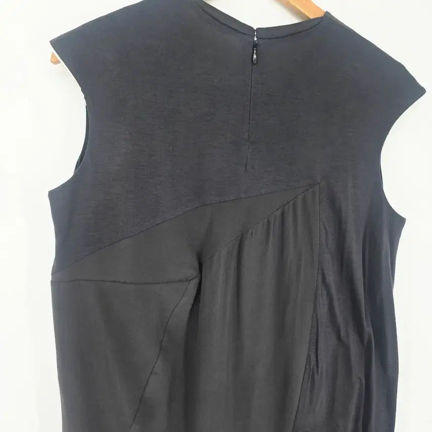[BUNJANG] Kuhmo Dark Gray Sleeveless Long Blouse/Mini Dress S / 쿠호 짙은 회색 민소매 롱 블라우스/미니 원피스 S