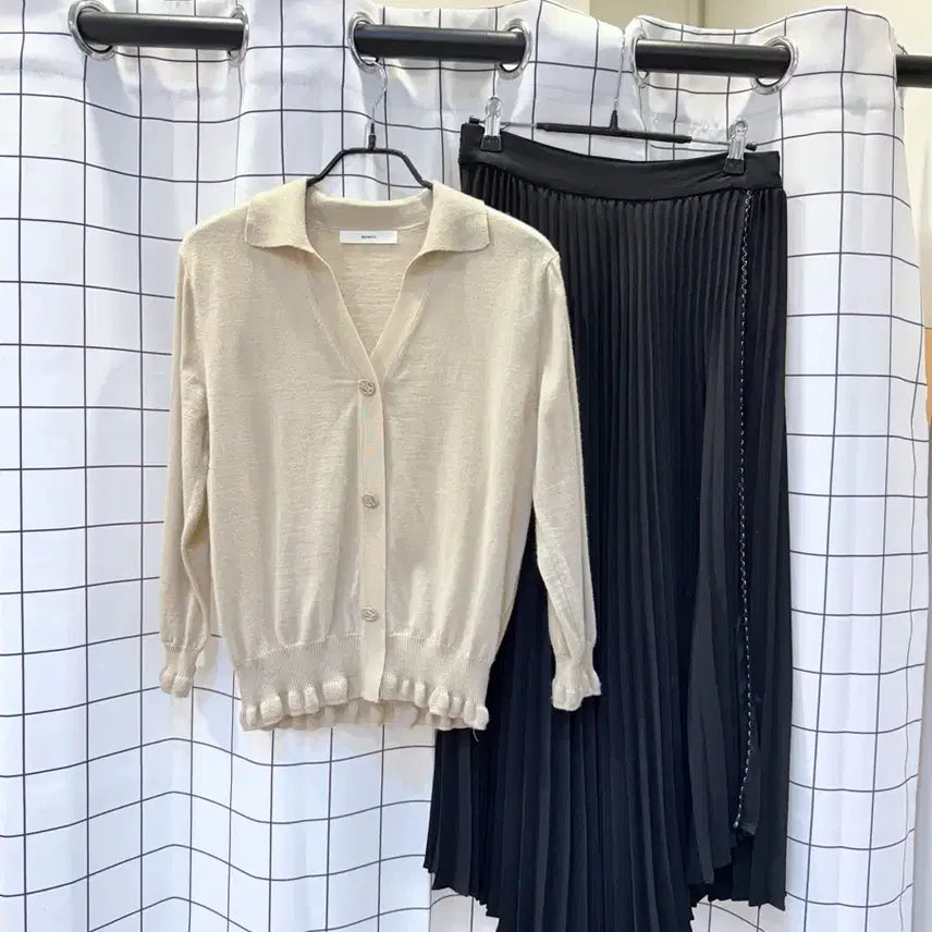 [BUNJANG] Bowen Summer Knit Blouse / 보웬 여름 니트블라우스