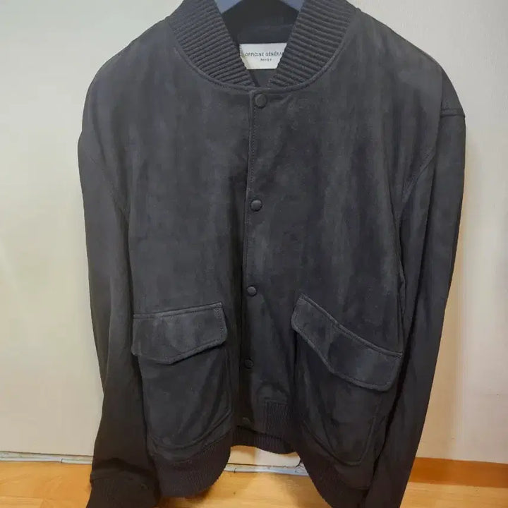 [BUNJANG] Officine Generale Goatskin Suede A-2 Blouson Jacket / 105 XL) 오피신 제네랄 염소가죽 고트스킨 스웨이드 A-2 블루종