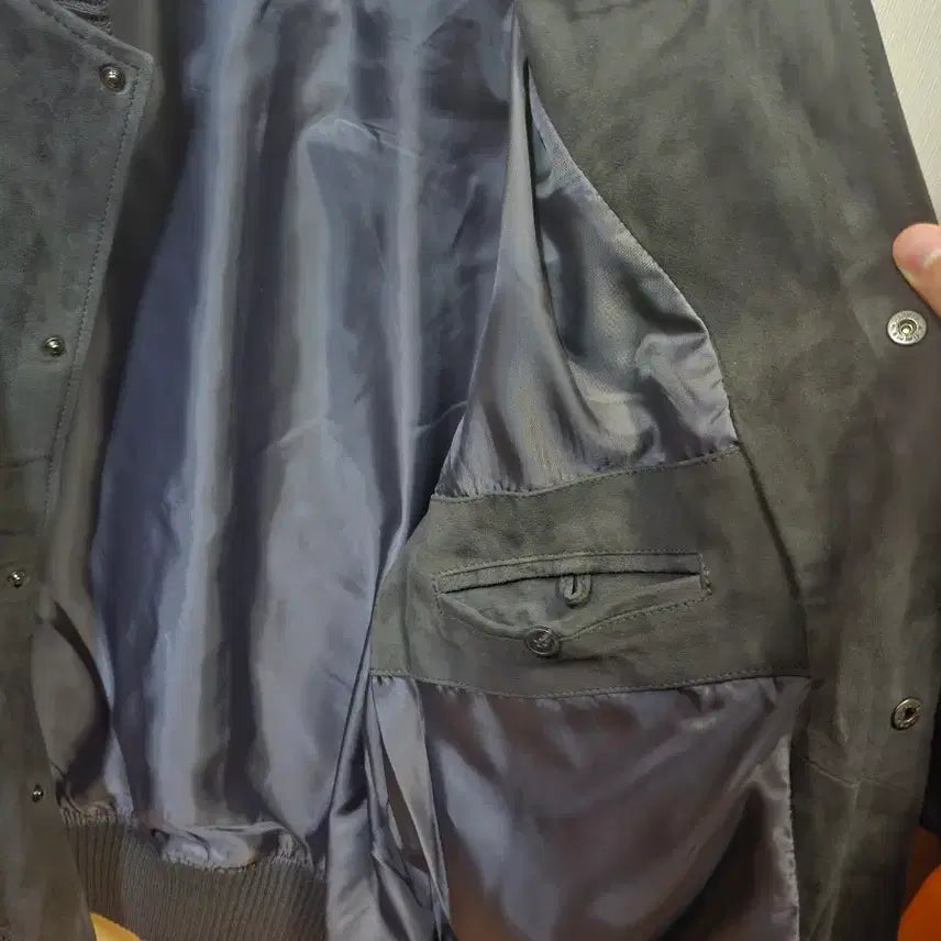 [BUNJANG] Officine Generale Goatskin Suede A-2 Blouson Jacket / 105 XL) 오피신 제네랄 염소가죽 고트스킨 스웨이드 A-2 블루종