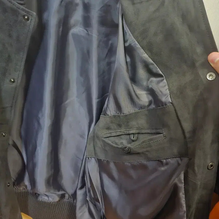 [BUNJANG] Officine Generale Goatskin Suede A-2 Blouson Jacket / 105 XL) 오피신 제네랄 염소가죽 고트스킨 스웨이드 A-2 블루종