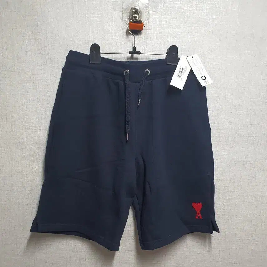 [BUNJANG] Ami Navy Sweat Shorts XL / 아미 스웨트 반바지 네이비 새상품xl
