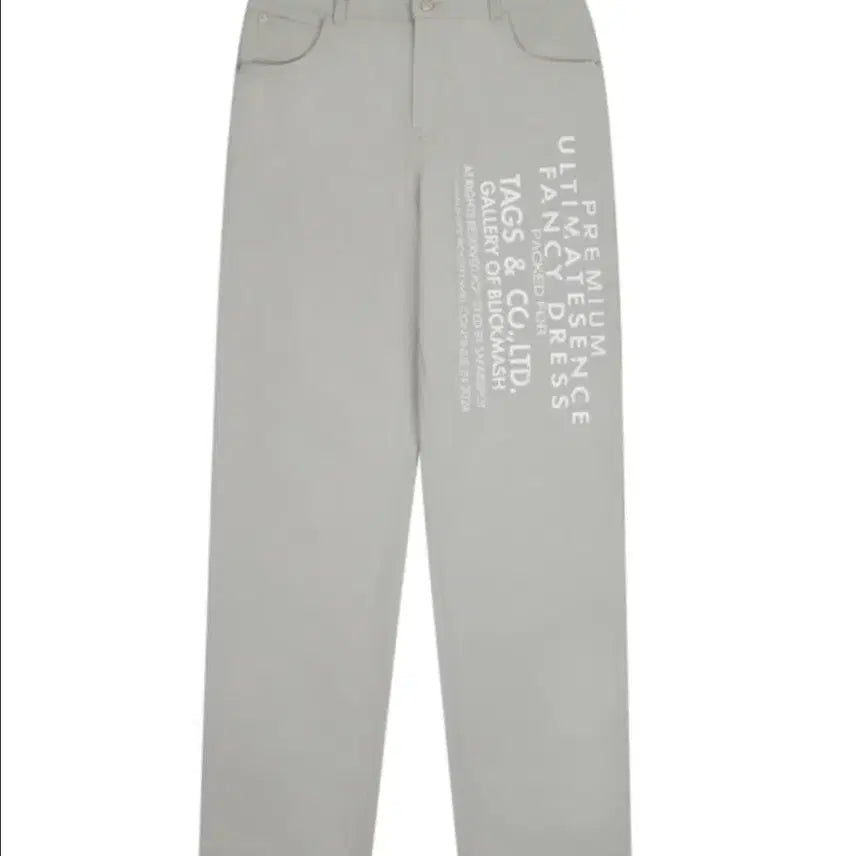 [BUNJANG] Safari Spot Straight Cotton Pants / 사파리스팟 멀티 스컬 스트레이트 코튼 팬츠